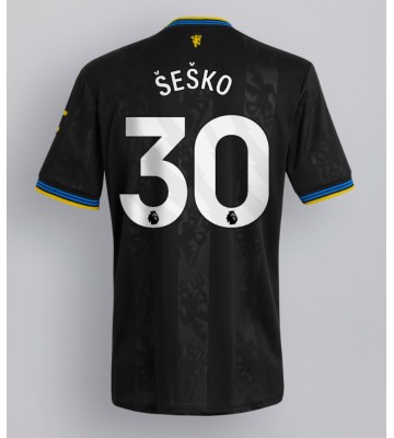 Manchester United Benjamin Sesko #30 Tredjetrøje 2025-26 Kortærmet